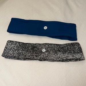 Two Lululemon Headbands